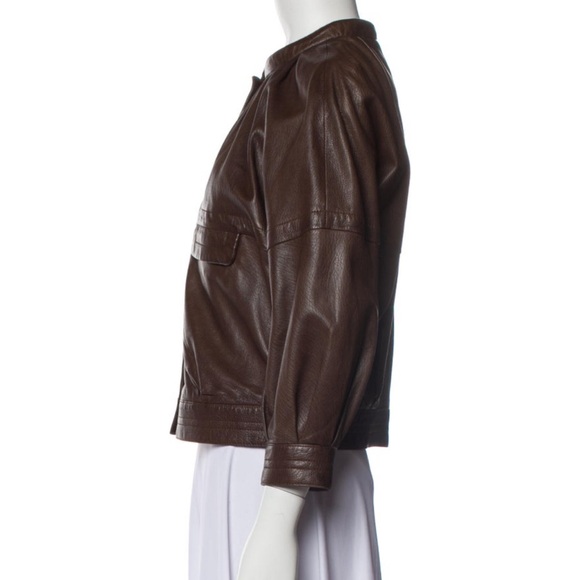 Leather Biker Jacket - Picture 2 of 5